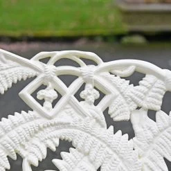 "Coalbrookdale" Cream Two Seater Garden Bench -Garden Supply Discount Store coalbrookdale two seater garden bench 8