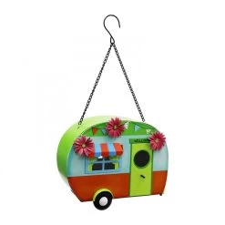 Colourful Caravan Chain Hanging Bird House