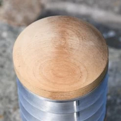 Compact Driveway Wooden Bollard Light 24cm -Garden Supply Discount Store compact driveway wooden bollard light 8