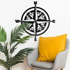 Black Compass Wall Art -Garden Supply Discount Store compass wall art 6