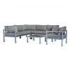 Contemporary Aluminium Sofa Set 1 Contemporary Aluminium Sofa Set -Garden Supply Discount Store contemporary aluminium sofa set 4