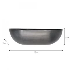 Contemporary Curved Wall Mounted Planter - 30cm -Garden Supply Discount Store contemporary curved wall mounted planter 3