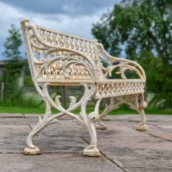 Garden Supply Discount Store -Garden Supply Discount Store cream large bench 2