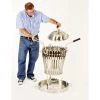 "Deluxe Vulcan" Stainless Steel Brazier & BBQ 2 "Deluxe Vulcan" Stainless Steel Brazier & BBQ -Garden Supply Discount Store deluxe vulcan stainless steel log burner 1 1