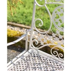 Deluxe "Cerberus" Ornate Two Seater Garden Bench In Antique White 20 Deluxe "Cerberus" Ornate Two Seater Garden Bench In Antique White -Garden Supply Discount Store deluxe cerberus ornate two seater garden bench 9