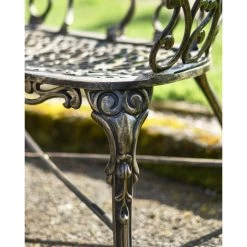 Deluxe Two-Seater Cast Aluminium "Rosebud" Garden Bench 14 Deluxe Two-Seater Cast Aluminium "Rosebud" Garden Bench -Garden Supply Discount Store deluxe two seater cast aluminium rosebud garden bench 6