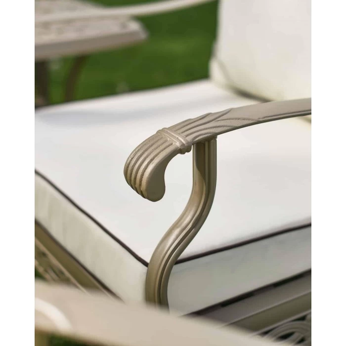 Deluxe Champagne "Elmswood" Outdoor Five Seater Furniture Sofa, Table & Chair Set 10 Deluxe Champagne "Elmswood" Outdoor Five Seater Furniture Sofa, Table & Chair Set - Image 8