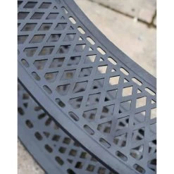 Deluxe Wrought Iron "Aurelia" Black Powder Coated Gazebo -Garden Supply Discount Store deluxe wrought iron 22aurelia 22 black powder coated gazebo 5