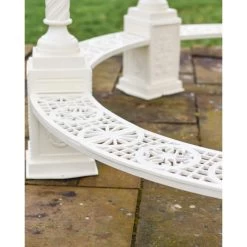 "Demeter's Dwelling" Cream Gazebo -Garden Supply Discount Store demeters dwelling cream gazebo 4