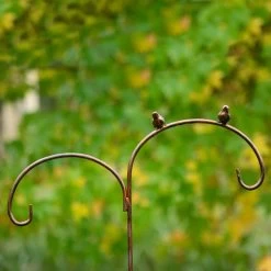 Double Shepherd Crook With Bird Design