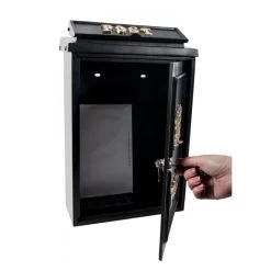 Deluxe Polished Brass “Draig- Welsh Dragon" Wall Mounted Post Box -Garden Supply Discount Store draig polished brass welsh dragon wall mounted post box