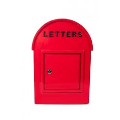 Red & Black Grosvenor Telescopic Post Box -Garden Supply Discount Store dsc 0043 proof 2