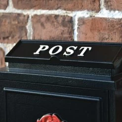 "Oxford Rose" Wall Mounted Post Box -Garden Supply Discount Store dsc 6219