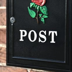 "Oxford Rose" Wall Mounted Post Box -Garden Supply Discount Store dsc 6220