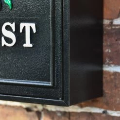 "Oxford Rose" Wall Mounted Post Box -Garden Supply Discount Store dsc 6235