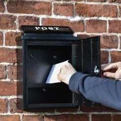 "Oxford Rose" Wall Mounted Post Box -Garden Supply Discount Store dsc 6256