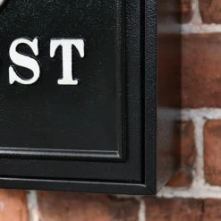 Black & Red "Vintage Oxford" Tractor Wall Mounted Post Box -Garden Supply Discount Store dsc 6608