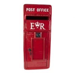 'Original Reproduction' Red Elizabeth Regina Post & Parcel Front Only