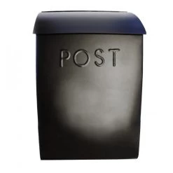 “Evening Hush” Black Berkley Post Box -Garden Supply Discount Store evening hush black berkley post box 3