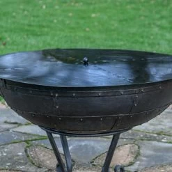 Kadai Fire Bowl Lid- 100cm -Garden Supply Discount Store fg414 lid 100 6