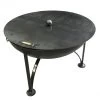 Fire Pit Lid - 90cm 1 Fire Pit Lid - 90cm -Garden Supply Discount Store flat fire pit lid 90cm