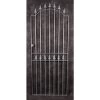 "Daegan House" Galvanised Steel Gates -Garden Supply Discount Store fluer de lys galvanised steel large gate