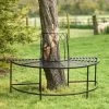 Wrought Iron "The Forest Of Atmos" Tree Bench -Garden Supply Discount Store forest of atmmos tree bench 1