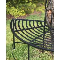 Wrought Iron "The Forest Of Atmos" Tree Bench -Garden Supply Discount Store forest of atmmos tree bench 2