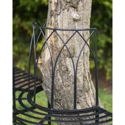 Wrought Iron "The Forest Of Atmos" Tree Bench -Garden Supply Discount Store forest of atmmos tree bench 4