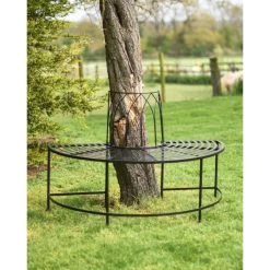 Wrought Iron "The Forest Of Atmos" Tree Bench -Garden Supply Discount Store forest of atmmos tree bench 7