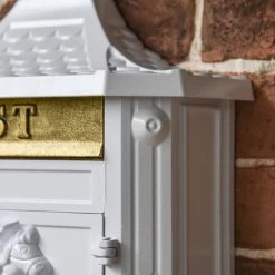 “Frostine" White Huntington Wall Mounted Post Box 8 “Frostine" White Huntington Wall Mounted Post Box -Garden Supply Discount Store frostine white huntington wall mounted post box 7