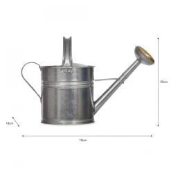 Galvanised Traditional Watering Can - 5L -Garden Supply Discount Store galvanised traditional watering can 5