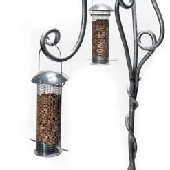 "Tree" Standing Bird Feeder -Garden Supply Discount Store galvanised tree standing bird feeder 2 2