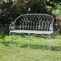 "The Claire" Wrought Iron Bench
