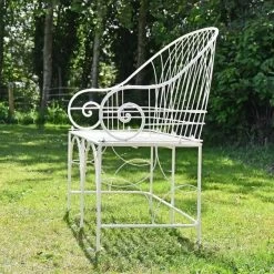 "The Claire" Wrought Iron Bench -Garden Supply Discount Store gb008 3