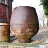 Giant Antique Rustic Grain Store Planter -Garden Supply Discount Store giant rustic planter