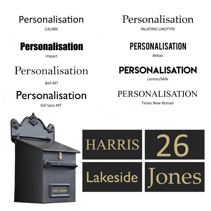 Black Goldhay Secure Post And Parcel Box For Gates 11 Black Goldhay Secure Post And Parcel Box For Gates - Image 9