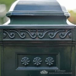 “Pine Forest” Green Camden Free Standing Post Box -Garden Supply Discount Store green camden free standing post box detailing