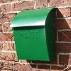 Green Contemporary Post Box With Lock 1 Green Contemporary Post Box With Lock -Garden Supply Discount Store green contemporary post box with lock 2
