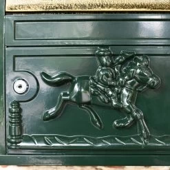 Green "Odell" Wall Mounted Post Box -Garden Supply Discount Store green odell wall mounted post box 5 1
