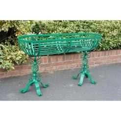 Green Highgate Free Standing Trough Planter