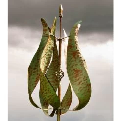 "Christell Tulip" Rustic Wind Spinner
