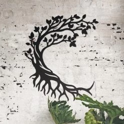 Large Half Moon Tree Of Life Wall Art