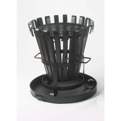 Black "Hereford" Brazier & Barbecue -Garden Supply Discount Store hereford log burner 2