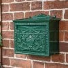 "Horncastle Abbey" Green Wall Mounted Post Box -Garden Supply Discount Store horncastle abbey green wall mounted post box 3
