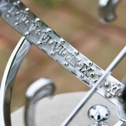 Bright Chrome Armillary - 16.5cm -Garden Supply Discount Store hs026 bc s 7 1