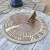Antique Brass 'Old Father Time' Sundial - 290mm -Garden Supply Discount Store hs070 a 0287 1