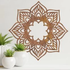 Rustic Mandala Wall Art -Garden Supply Discount Store indian mandela wall art rustic 2