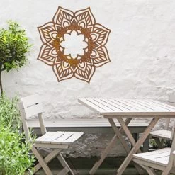 Rustic Mandala Wall Art -Garden Supply Discount Store indian mandela wall art rustic 5