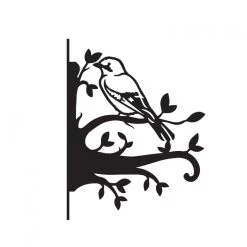 Jay On Branches Steel Hanging Basket Bracket -Garden Supply Discount Store jay on branches steel hanging basket bracket 4